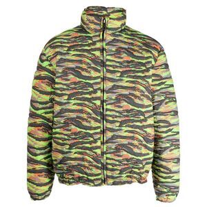 Erl Men's Printed Quilted Down Jacket